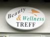 Beauty & wellnes TREFF in Mnchen Leuchtkasten Rormtransparent LED Beleuchtung