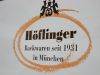 Schild mit Beschriftung von HÃ¶flinger in MÃ¼nchen von 089 Werbung