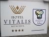 Schild von Hotel Vitalis in Mnchen