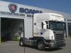 Lkw mit Fahrzeugbeschriftung fÃ¼r die Firma Scania in MÃ¼nchen