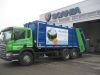 GrÃ¼ner Lkw mit blauem AnhÃ¤nger
Fahrzeugbeschriftung, Digitaldruck
Von 089 Werbung fÃ¼r Scania